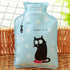 3Pcs Mini Hot Water Bottle Bag/Hand Warmer, Small Reusable Cold Pack, Korea Style Cute Therapy Heating Pad (Blue)