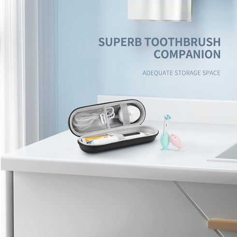 Yinke 2 Set Yinske Toothbrush Travel Case with Head Caps for Oral-B/Philips Sonicare Electric Toothbrush: Waterproof