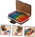 minkissy Portable Weekly Pill Organizer Multi-Color Medicine Case with Compartments for Travel Easy to Use Durable