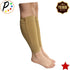 Shin Premium 20-30 mmHg Firm Compression Leg Calf Sleeve With Zipper (Beige, 2X-Large)