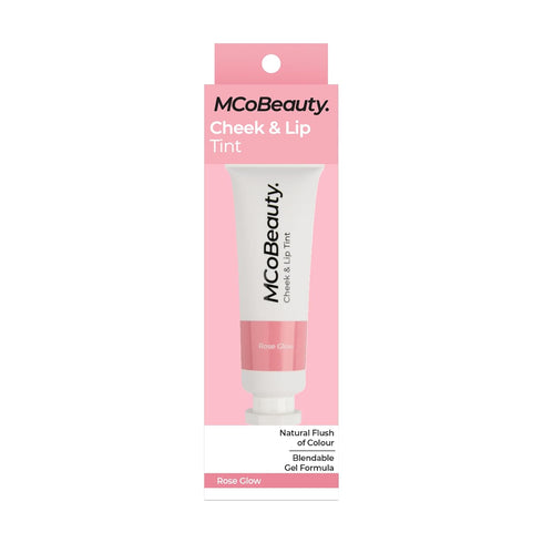MCoBeauty Cheek & Lip Tint, Rose Glow, Vibrant Color for Cheeks and Lips, Vegan, Cruelty Free Cosmetics