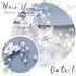 HEREAD Flower Bride Wedding Hair Vine, Pearl Bridal Headband with Rhinestones for Women