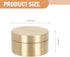 Medicine Pill Organizer for Purse, Metal Portable Pill Case, Waterproof Round Container for Travel, Jewelry Storage