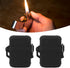Waterproof Lighter Case Set, Black Plastic Organizer for 2Pcs Jar Holders for Fire Starters