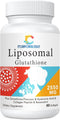 Liposomal Glutathione Softgel 2550mg, 60 Softgels for High Absorption, Master Antioxidant for Aging Defense, Made in USA