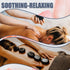 Hot Stones for Massage - 6 Pcs Basalt Massage Stones, Tools for Home Spa, Muscle Relaxation for Back, Neck, and More