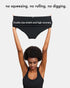 LEAKPROOF2.0 Seamless 6 3-Black) Bikini Period Underwear for Women | Period Panties Holds Tampons | Mild Incontinence