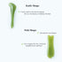 7 Pieces Gua Sha Scraping Massage Tool Set, Natural Resin GuaSha Tool for Face, Back, Neck, with Storage Bag (Green)