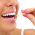 200pcs Double-head Toothpicks, Soft Plastic Oral Care Interdental Floss Cleaners, Light Yellow