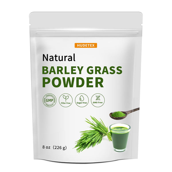 Hudetex Barley Grass Juice Powder Rich in Chlorophyll & Natural Nutrients, Barley Grass