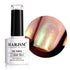 RARJSM Pearl Gel Nail Polish - Glitter Drawing Dark Red Shimmer Mermaid Nail Gel, Soak Off UV Cure for DIY Manicure