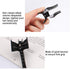 Ondder Black Butterfly Hair Clips for Pro Salon Styling, Cutting, Coloring Hair Accessories
