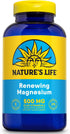 Nature’s Life Renewing Magnesium 500 mg, Citrate, Malate, Oxide Plus Vitamin B-6, 275 VegCaps
