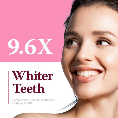 Intensive Whitening Toothpaste - 4.2oz (3 Packs) for Adults with Fluoride, Anti-Cavity & Enamel Repair, Pink Spearmint