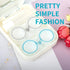 ofone Contact Lens Case, Two Pack Portable Travel Cases with Remover Tool, Tweezers, Mirror, Solution Bottle