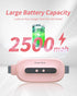 Upgraded Heating Pad for Period Cramps, Cordless Portable Heating Pad with 3 Heat Levels & Massage Modes for Relief