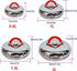 Wnanch 0.6/1/1.5/2l Winter(1.5L/18CM) Hot Compress Bottle Leakproof Hot Water Bottles with Soft Cover Metal Bed Warmer