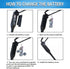 Reading Glasses with Light, Bright LED Readers for Nighttime, Compact Full Frame Eyewear, Clear Vision Unisex +250