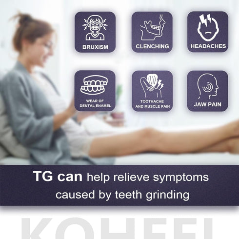 KOHEEL TG Mouth Guard for Teeth Grinding and Clenching, with Forming Tray, Easy to Use, Perfect Fit, 5 Count