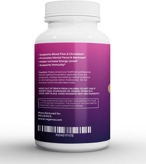 Beet Root Non-GMO Powder Capsule 1025mg | Supports Antioxidants, Blood Pressure, Nitric Oxide, Immune System | 120