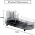 Rotating Makeup Organizer for Vanity - Large Spinning Cosmetic Storage with Brush Holder for Makeup, Skincare, Perfume
