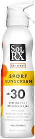 SolRX SPF 30 Sport Sunscreen Dry Spray, 6 oz