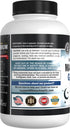 Magnesium Glycinate 500mg Capsules, 120 Mini Caps, Vegan Safe, Maximum Absorption Supplement for Nerves, Muscles