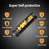 HW 4 Pack Rechargeable Lithium AA Batteries, 1.5V 3500mWh, Fast Charge, Long-Lasting Power, 1000+ Cycles