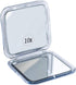 MIRRORVANA 10X Magnifying Makeup Mirror - Mini, 10X/1X Double Sided, Portable Handheld Compact Mirror for Women's Makeup