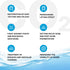 Name Skin Care Korean Carboxy CO2 Therapy Face & Neck Mask Set of 2 - Hydrating Anti-Aging Skincare Treatment
