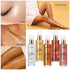 Liyalan Shimmer Body Oil, Bronze Gold 5 Color Highlighter Illuminator, Glitter Liquid Tanning (3.38 Fl Oz/03)