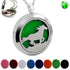 Essential Oil Diffuser Necklace, Stainless Steel Aromatherapy Horse Locket Pendant with 24" Chain & 8 Pads, Gift