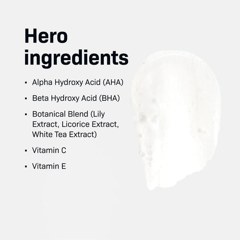 Revision Skincare Brightening Facial Wash, Exfoliating Cleanser with Vitamin C and E