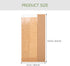 WEKAMOS 50pcs Packaging Kraft Paper Bakery Bread Bags with Window, Medium Size Bread Storage Pouches for Toast