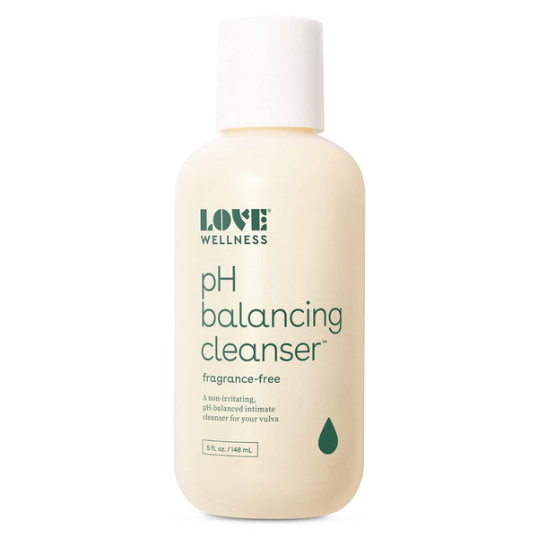 Love Wellness Feminine Wash for Women, pH Balancing Cleanser, Fragrance-Free, 5 Fl Oz