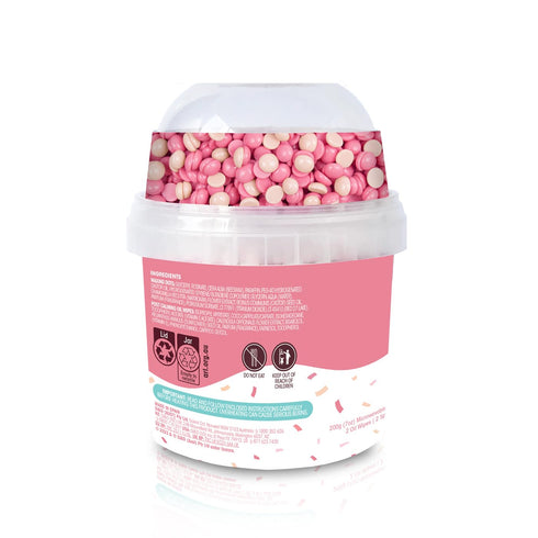 Nad's Hair Removal Waxing Dots - Strawberries & Cream Hard Wax Beads Kit for Women
