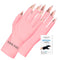 Saviland UV Gloves for Nails, UPF200+ Professional Fingerless Gloves for Manicures, Protects Hands from UV Harm