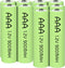 10 Packs 1.2V AAA 900mAh Ni-MH Rechargeable Batteries for Solar Lights (AAA Size)