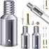 Threaded Tip Replacement Ultra Threaded Tip Repair Kit - Aluminum Extension Pole End Adapter for 1 Inch Pole