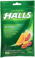 Halls Defense Vitamin C Assorted Citrus Supplement Drops, 30 Drops
