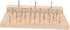 Abaodam Hand Dexterity Pegboard Hand Rehabilitation Board Wooden Finger Exercise Equipment for