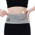 ?????????????? ?????? Insulin Pump Belt, Diabetic Waist Belt with 4 Large Pockets, Breathable for Sleeping (Grey, 30-35 inch)