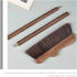 UNOMOR Handmade Soft Wood Broom, Long Handle for Dust Removal, Kitchen Cleaning, Patio, and Floor Brush