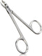 Macs Professional Cuticle Nipper, Surgical Stainless Steel Precision Half-Jaw Blades for Manicure & Pedicure