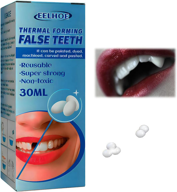 Yuehao New Temporary Tooth Temporary Repair Kit, DIY Play DoughSolidSimple-Temporary Fake Teeth Replacement