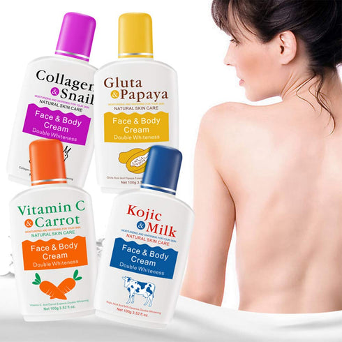 Moisturizing Face and Body Cream - GLUTA & PAPAYA