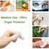 Gel Finger Protectors - Silicone Fingertips Caps for Finger Pain Relief, Trigger Finger, Arthritis (Medium)