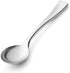 36 Ct Silver Mini Dessert Spoons, 4 Inch Disposable Tiny Silver Spoons for Appetizers Tasting