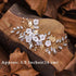 Latious Silver Flower Bride Wedding Hair Vine - Crystal Rhinestone Hair Jewelry for Women