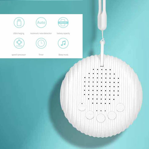 Yadoo 10 White Noise Sound Machine - Portable Sound Soother for Baby, White Noise Machine with Soundtracks Portable